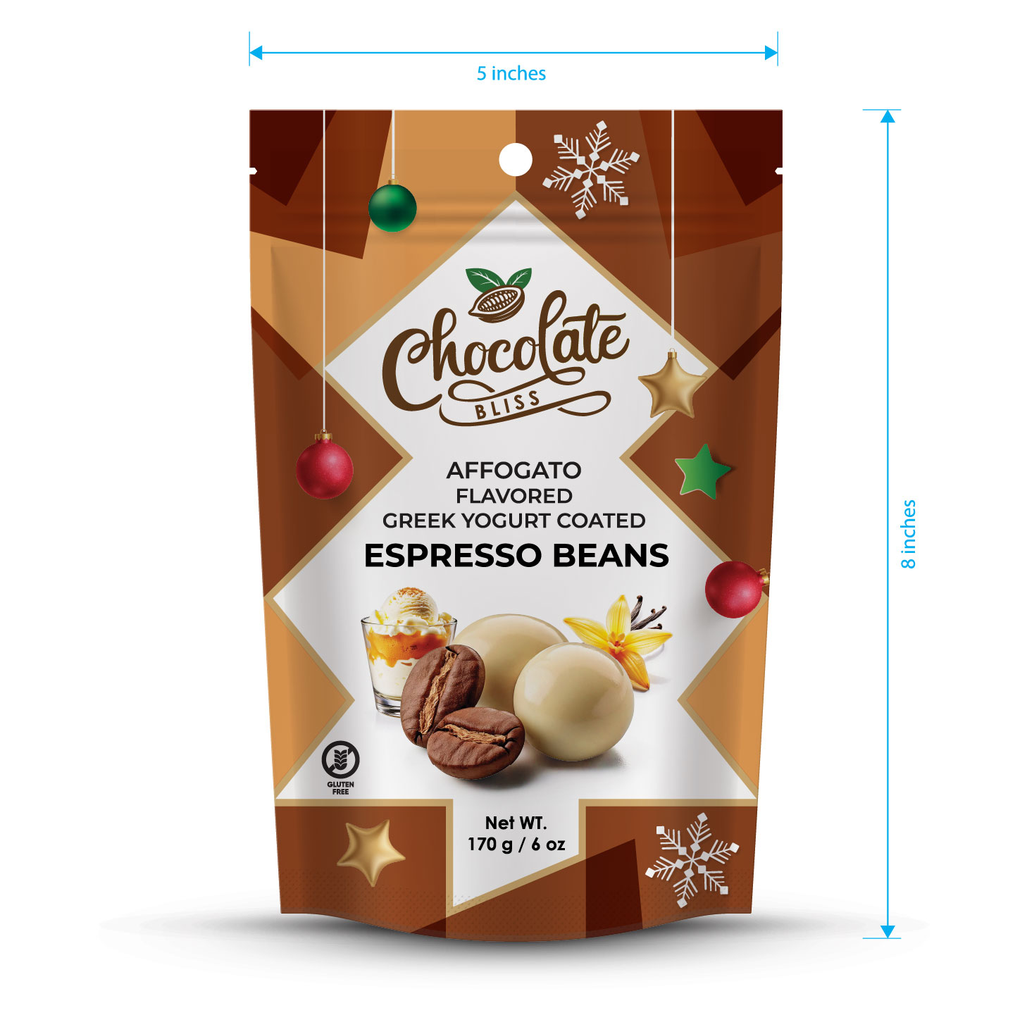 Greek Yogurt Coated Espresso Beans